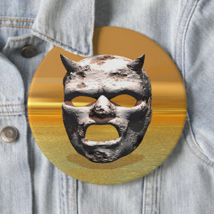 botón Máscara de piedra