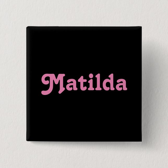 Botón Matilda (Anverso)