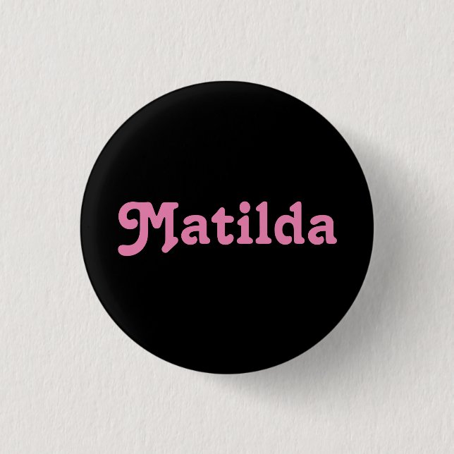 Botón Matilda (Anverso)