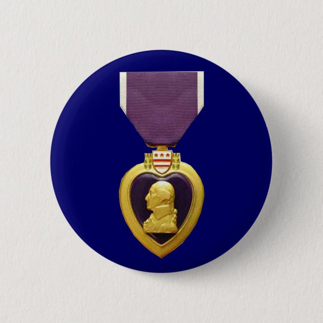 Botón Medalla del Corazón Púrpura (Anverso)