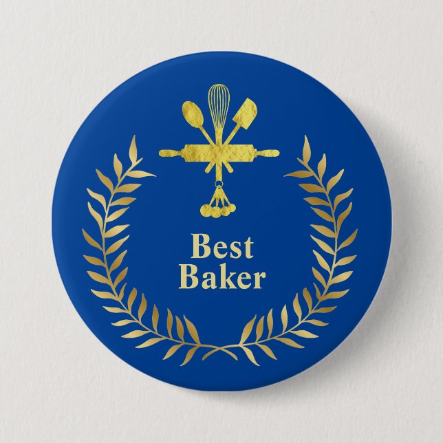 Botón Mejor Baker (Anverso)