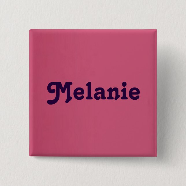 Botón Melanie (Anverso)