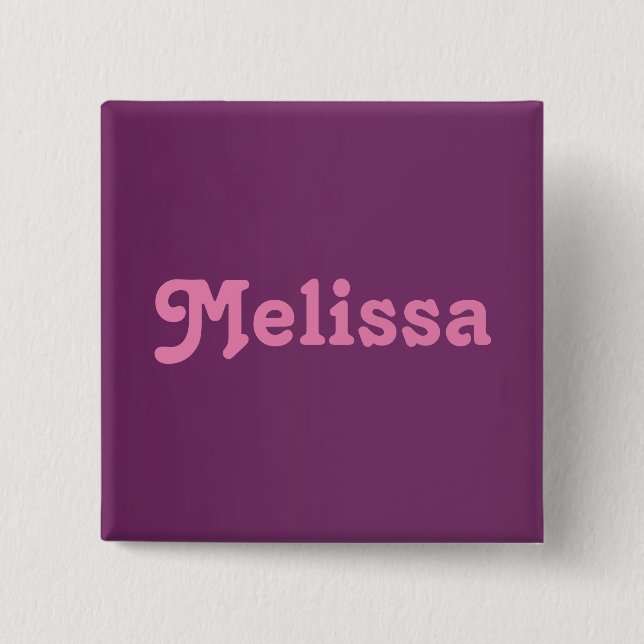 Botón Melissa (Anverso)