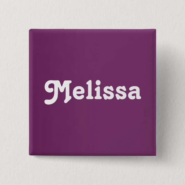 Botón Melissa (Anverso)