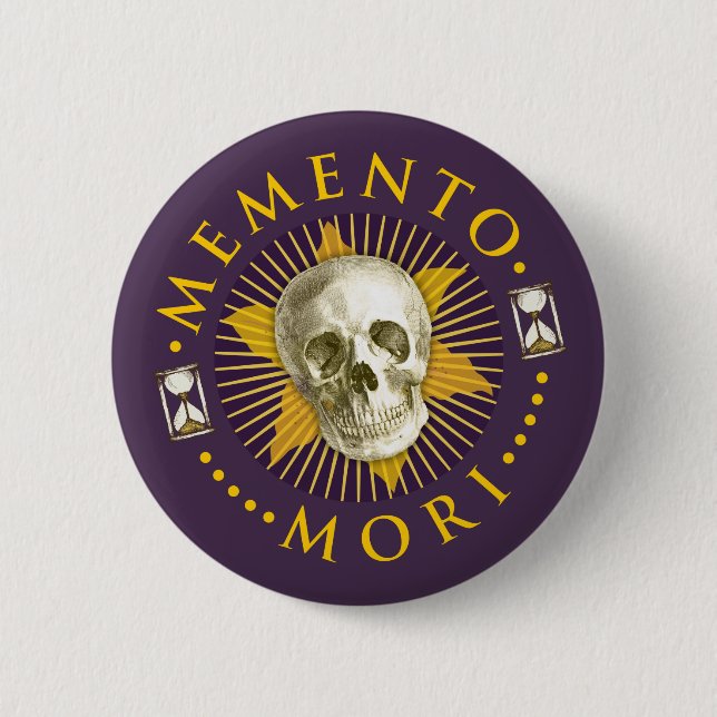 Botón Memento Mori (Anverso)