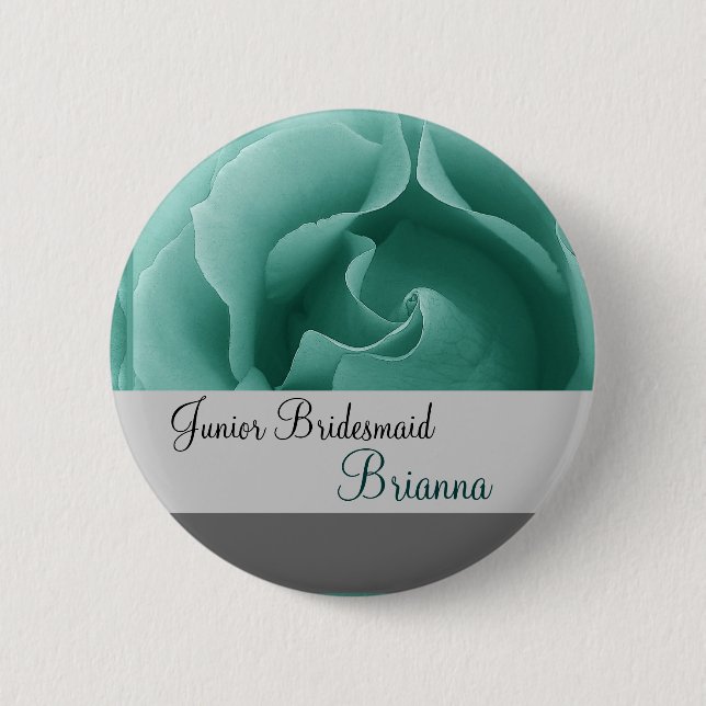 Botón MENOR de la DAMA DE HONOR con el rosa de (Anverso)