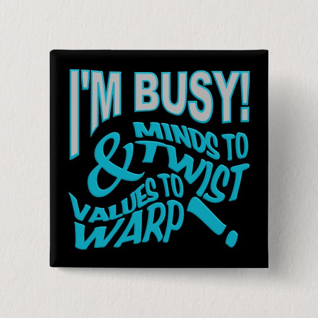 Botón Mentes a Girar (Anverso)