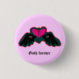 Botón Mini Goth Forever