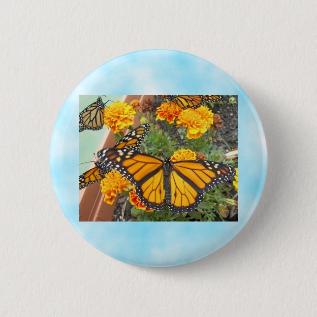 botón Mis mariposas monarca (Anverso)