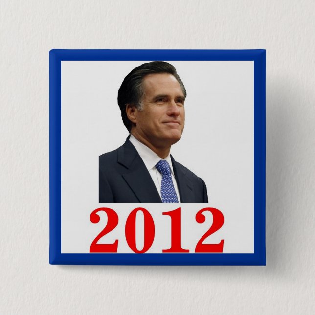 Botón Mitt Romney 2012 (Anverso)