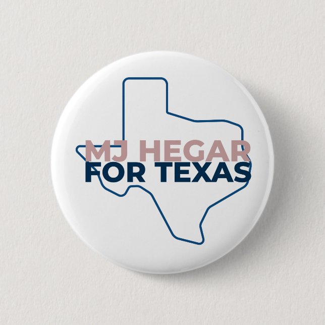 Botón MJ Hegar Para Texas (Anverso)