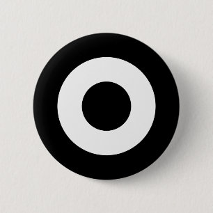 Botón Mod target, blanco y negro