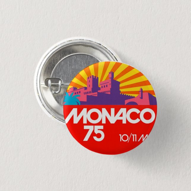 Botón Monaco 75 (Anverso y reverso)