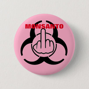 Botón Monsanto Bio Hazard Flip