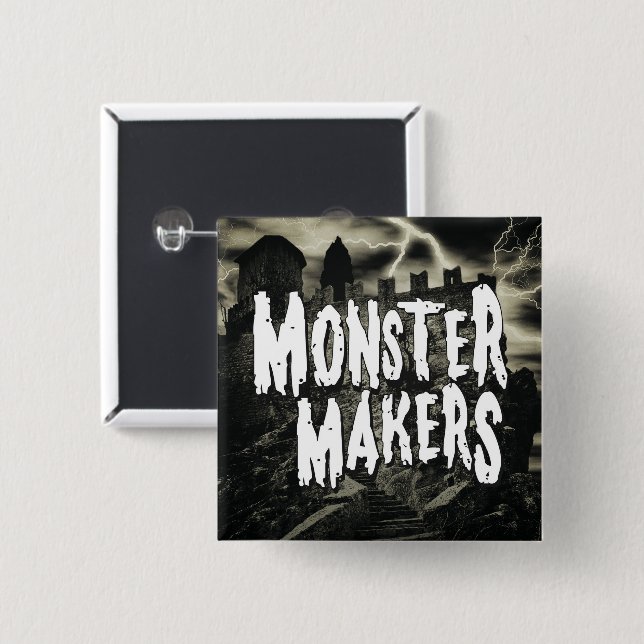 Botón MONSTER MAKERS (Anverso y reverso)