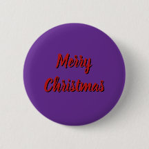 Botón Morado - Feliz Navidad