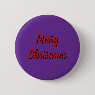 Botón Morado - Feliz Navidad