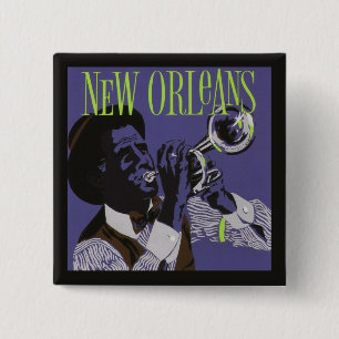 botón Música de Nueva Orleans