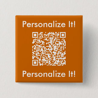 botón Naranja de código QR del personalizado