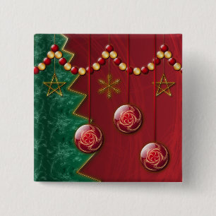 botón Navidades de celebración fractal