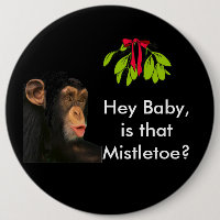 botón Navidades de Mistletoe