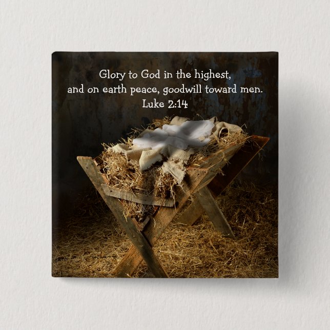 botón Navidades Personalizados religiosos (Anverso)