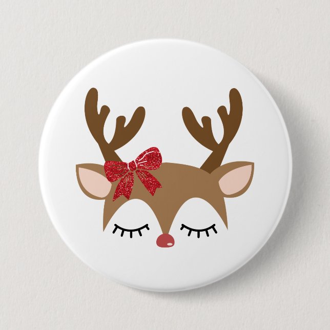 botón navidades Reindeer (Anverso)