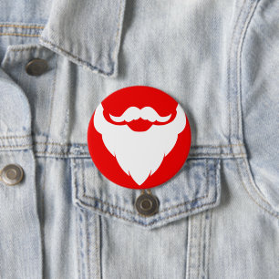 botón navidades rojos de barba de Santas