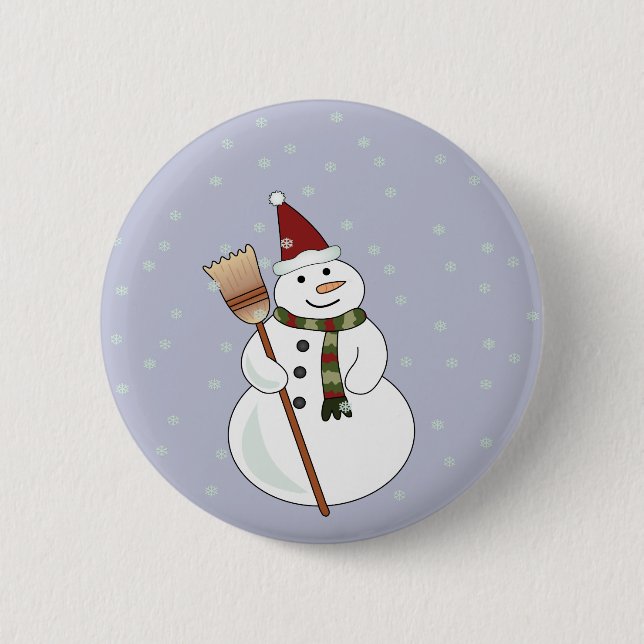 botón navidades Snowman (Anverso)