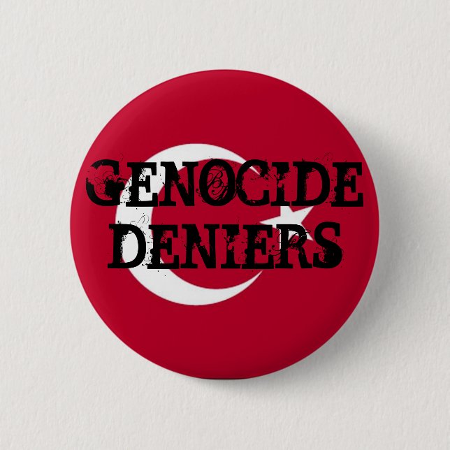 Botón Negadores de Genocidio (Anverso)