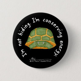 Botón negro conservador de la energía