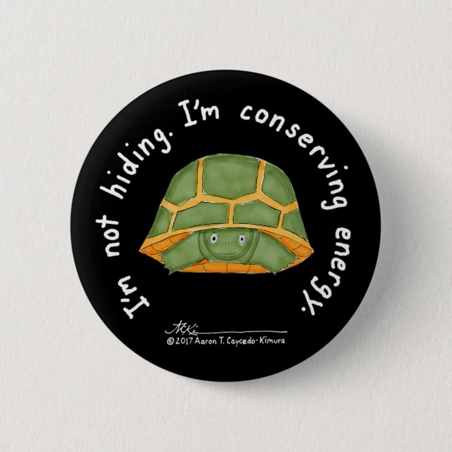 Botón negro conservador de la energía (Anverso)