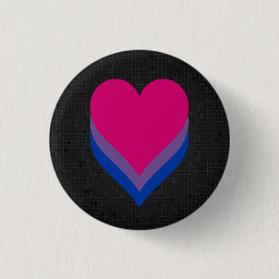 Botón negro de la bandera de Bisexualidad