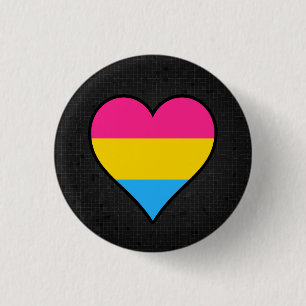 Botón negro de la bandera pansexualidad