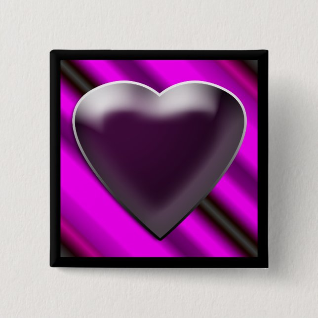 Botón negro del corazón (Anverso)