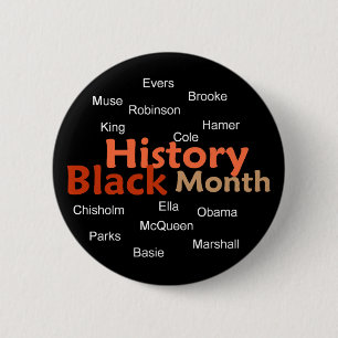 Botón NEGRO del MES de la HISTORIA