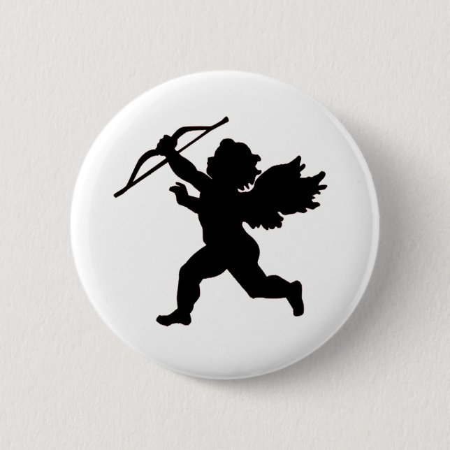 Botón negro y blanco del Cupid (Anverso)