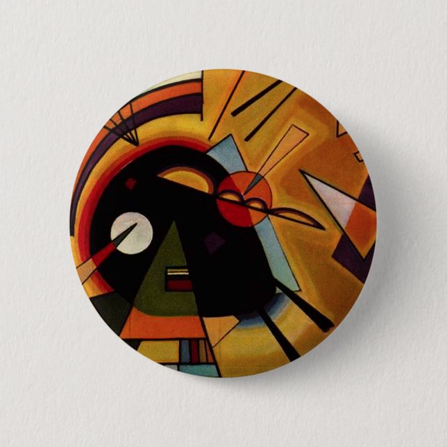Botón negro y violeta de Kandinsky (Anverso)