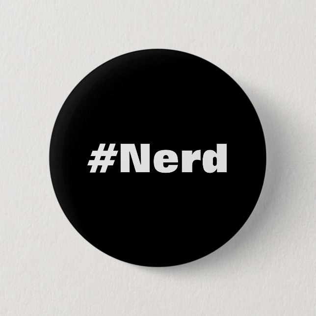 Botón #Nerd (Anverso)