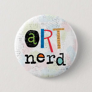 Botón Nerd de arte