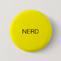 botón Nerd divertido