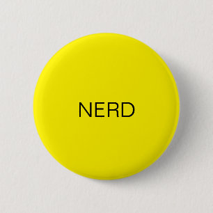 botón Nerd divertido