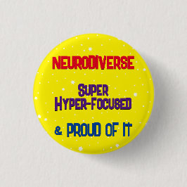 botón Neurodiverso, hiperfocalizado