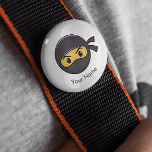 botón Ninja de Emoji de nombres personalizados