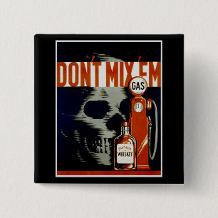 Botón "No mezclar "Em" vintage