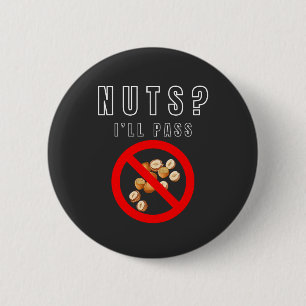 botón No se permiten nueces