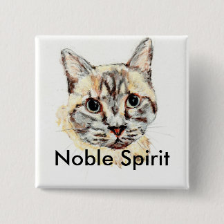 Botón noble del gato del alcohol