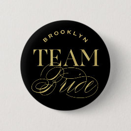 botón Nombre de la fiesta de novia del equipo de s