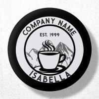 botón Nombre del personal del personalizado Barist