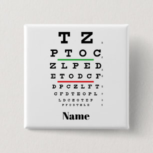 botón Nombre optometrista de gráfico ocular
